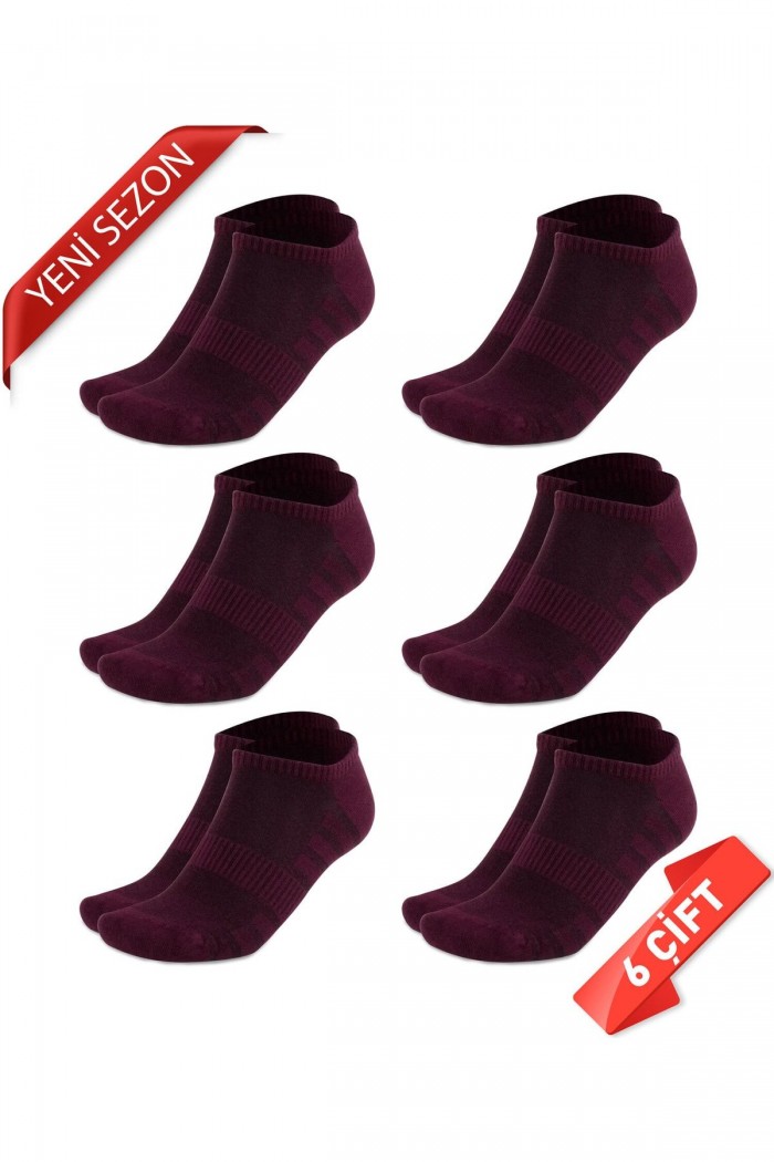 Premium Dikişsiz Bambu Erkek Süper Patik Çorap - 41-45 - 10535-BRD