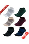 Premium Dikişsiz Bambu Erkek Süper Patik Çorap - 41-45 - 10539-AST
