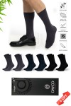 Asorti Yazlık Dikişsiz Erkek Bambu Çorap Soket 6'lı Set (İnce Yazlık Bambu Çorap) - 38-40 - 10123-FLS