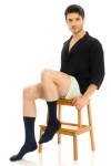 Asorti Yazlık Dikişsiz Erkek Bambu Çorap Soket 6'lı Set (İnce Yazlık Bambu Çorap) - 41-45 - 10124-FLS