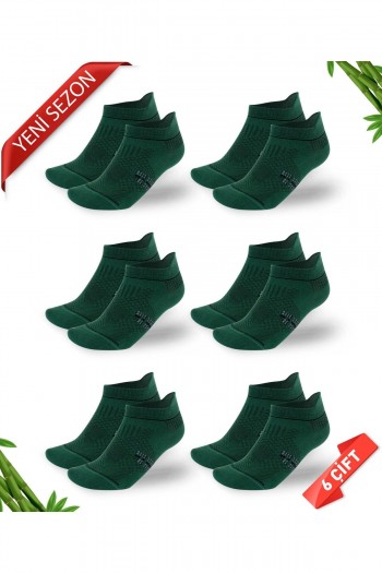 Premium Dikişsiz Kulaklı Bambu Süper Patik Çorap - 43-46 - 10590-YSL-43-46