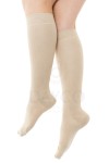 Premium Dikişsiz Bej Rengi Bambu Kadın Dizaltı Çorap (Ten Rengi Dizaltı Bambu Çorap) -392-BEJ-35-38