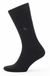 Premium Klasik Uzun Boy Siyah Renk Kışlık Erkek Bambu Soket Çorap - 41-45 - 20127