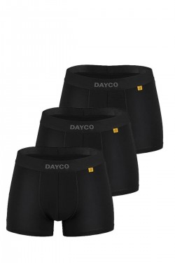 Premium Siyah Erkek Bambu Boxer 3'lü Avantaj Paketi L Beden- ICB102-L-SYH