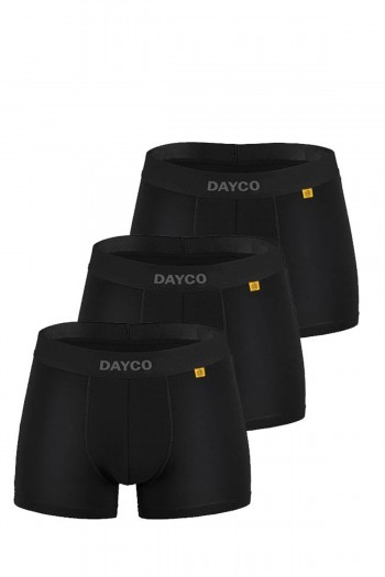 Premium Siyah Erkek Bambu Boxer 3'lü Avantaj Paketi L Beden- ICB102-L-SYH