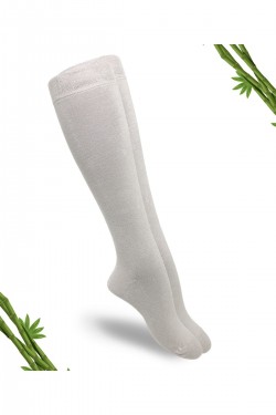 Premium Bambu Kadın Dizaltı Çorap (1 Çift) - 385-TGRI-35-38