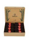 Kahverengi Yazlık Erkek Bambu Çorap Soket 8'li Set Premium Kraft Kutulu - 473