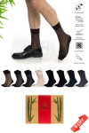 Yazlık Erkek Bambu Çorap 8'li Asorti Set - 480 - 41-45 Yazlık Erkek Bambu Çorap 8'li Asorti Set - 480 - 41-45