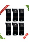 Siyah Renk Erkek Diyabetik Kışlık Bambu Soket Çorap 6lı Set - 903 - 41-45